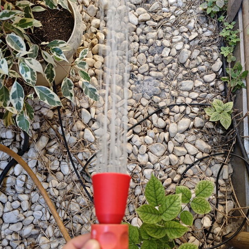 3D Printed Watering Nozzle like new, multicolor