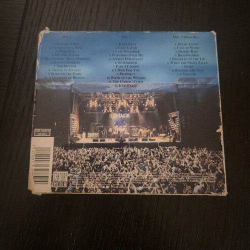 Iced Earth Live In Athens 3 CD box set used