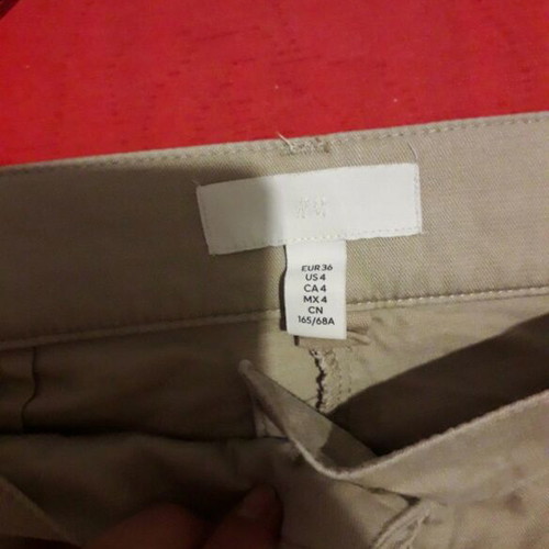 H&M shorts size S like new, gray and beige