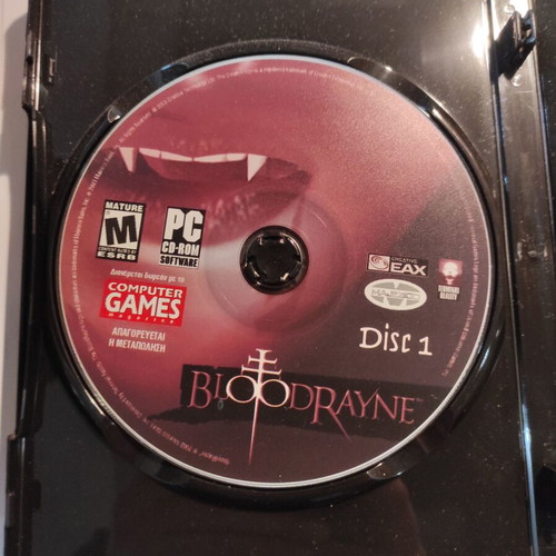 Bloodrayne PC game double disc in excellent condition