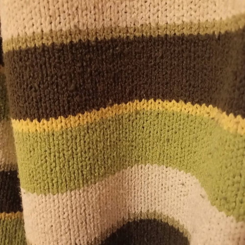 Turtleneck sweater used, multicolor, size XXL