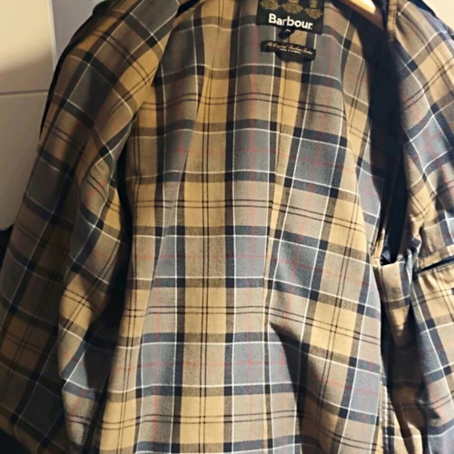 Barbour Tartan Jacket XL like new, grey and green