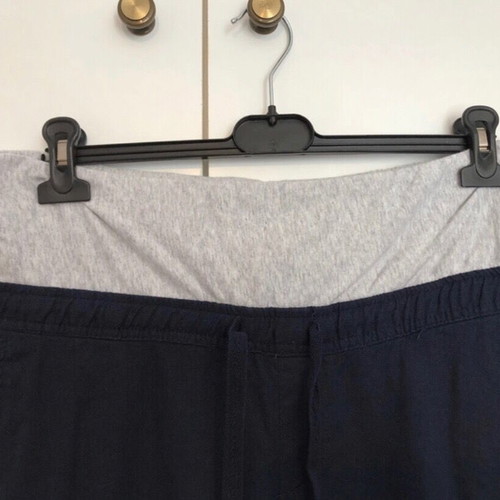Esmara linen maternity pants blue like new, size 46 (XL)