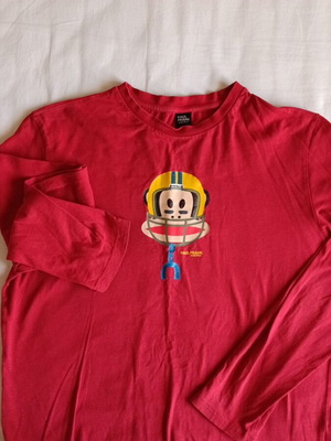 Μπλούζα Paul Frank μακρυμάνικη σαν καινούργια, μέγεθος L, κόκκινη