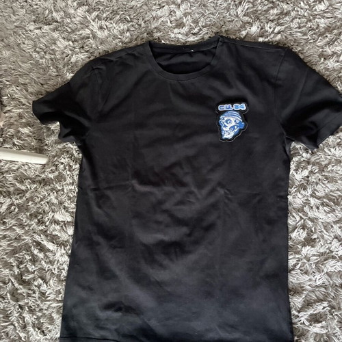 Marseille commando ultras t-shirt like new, black and blue, size S