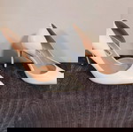 Steve Madden, λευκές δερμάτινες γόβες