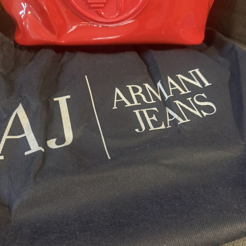 Armani Jeans Handbag new, red with inner pockets