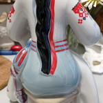 Porcelain figurine Rushnichok vintage USSR like new, 25 cm