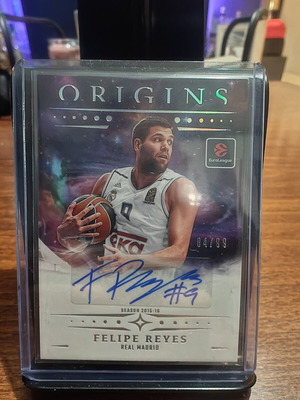 2025-26 Panini Origins EuroLeague Basketball Autograph Card Felipe Reyes Real Madrid
