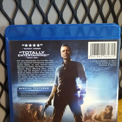 Cowboys and Aliens Blu-ray like new, science fiction with subtitles