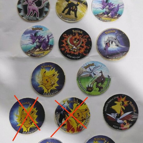 Tazos League caps like new, pack of 20 pieces