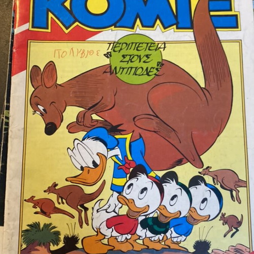 Comics number 46 Adventure in the Antipodes used