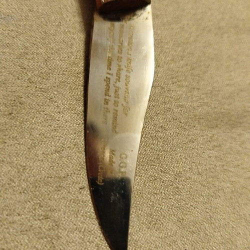 Pocket knife set used, 1 plus two as gift