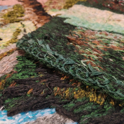 large handmade wall tapestry