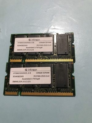 DDR333 memory used, 2 x 256MB