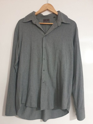Zara men's gray shirt XL like new, rayon cotton blend