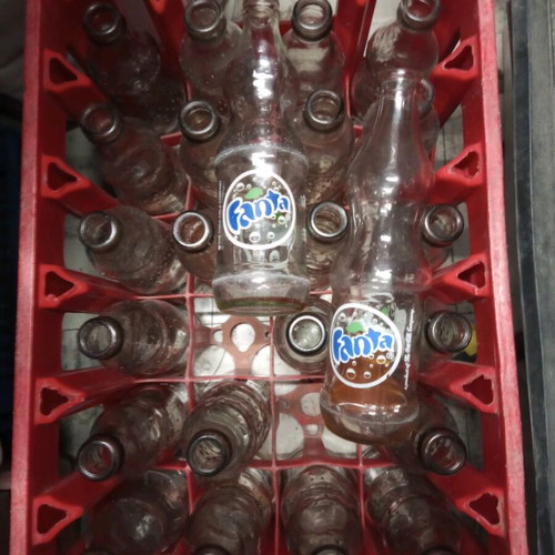 Fanta collectible bottles, pack of 24 empty