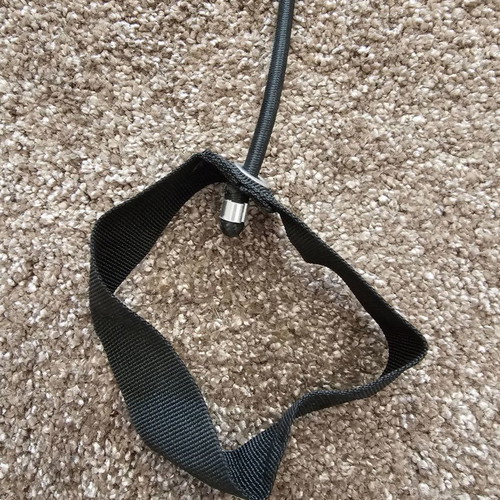 Liveup Exercise Bar used with Rubber Bands