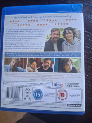 Beautiful Boy Blu-Ray, Timothée Chalamet, Steve Carell