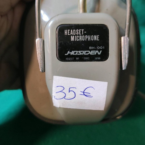 Hosiden headset used, functional