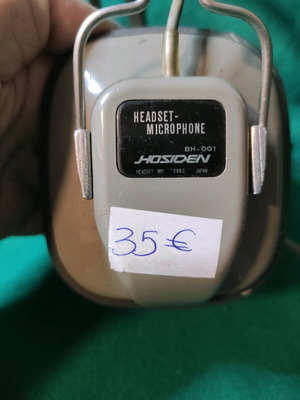 Hosiden headset used, functional
