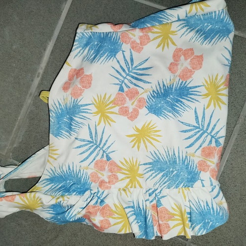 Orchestra Girls' One-Piece Swimsuit 12 Years Used, Colorful, Size 152 cm
