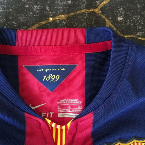 Barcelona A. Iniesta 2014 2015 Nike home football shirt, 128 cm boy