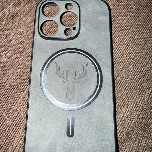 MagSafe Case for iPhone 16 Pro Deer Design new, premium suede texture