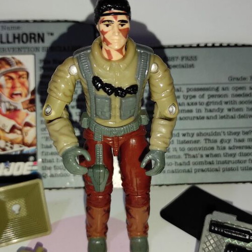 G.I.JOE - Bullhorn (v1) - 1990, Hasbro.
