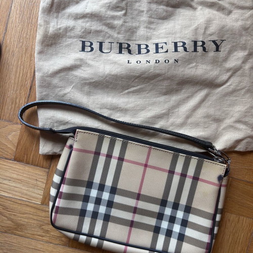 Burberry Nova Check Mini Shoulder Bag beige like new