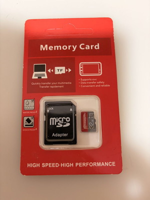 Κάρτα μνήμης Micro SD 32 GB Class 10 με αντάπτορα SD, καινούργια