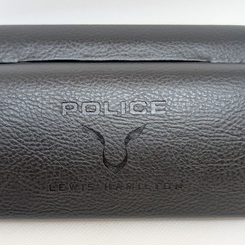 Lewis Hamilton Police sunglasses case new black with card and cloth