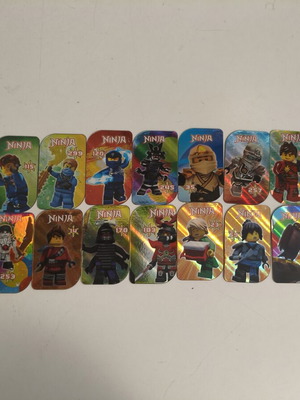 Lego Ninjago collectible caps like new