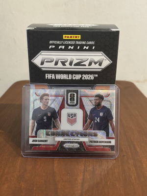 Josh Sargent Patrick Agyemang Connections Silver Wave Panini Prizm FIFA World Cup 2026 USA card like new