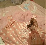  Mini Raxevsky  Παιδικό σετ κολάν μπλουζοφορεμα κορδέλα 3 ετών