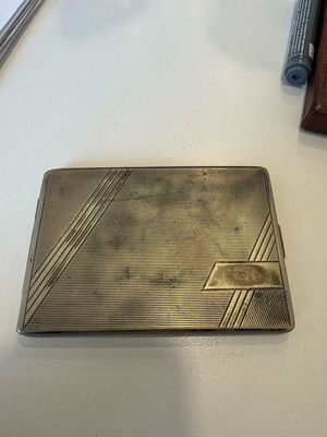 Tobacco case used, old and beautiful