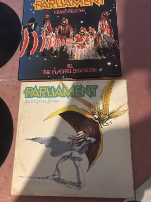 Parliament vinyl records used, set of two