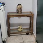 Table set with mirror like new