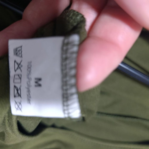 Bodysuit khaki with open back like new, size M