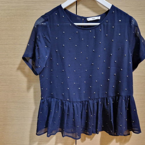 Mango blouse new, size M, blue
