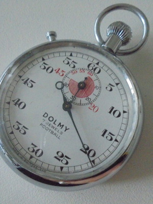 Dolmy Swiss collector's stopwatch used, vintage football timer