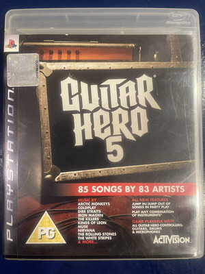 Guitar Hero 5 PlayStation 3 game like new
