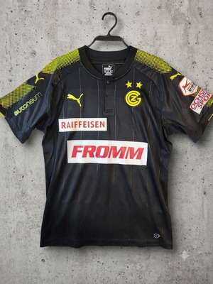 Grasshopper Club Zurich GCZ Puma football jersey size M like new, black