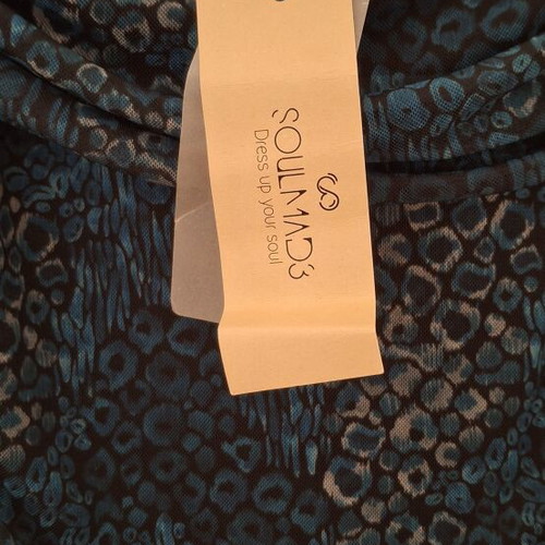 SoulMade dress new with tag, size M/L, black and blue