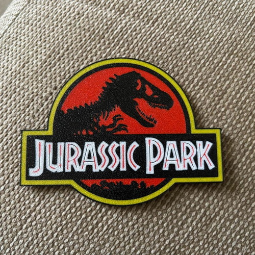 Jurassic Park 3D Print Coaster Set with Case, 6 Pieces like new