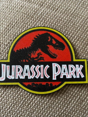 Σετ σουβέρ Jurassic Park 3D print με θήκη, 6 τεμάχια σαν καινούργιο