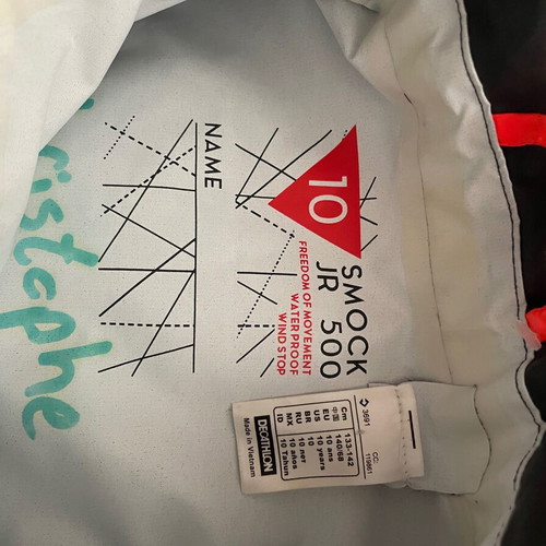 Decathlon Sailing 500 Waterproof Windbreaker Jacket for Kids, Like New