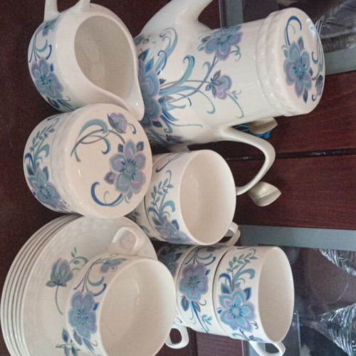 Vintage Pontesa tea set 15 pieces made in Spain 1970, like new