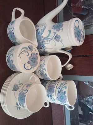 Vintage Pontesa tea set 15 pieces made in Spain 1970, like new