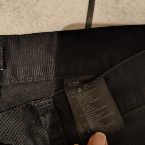 H&M Black Men's Pants Medium Used